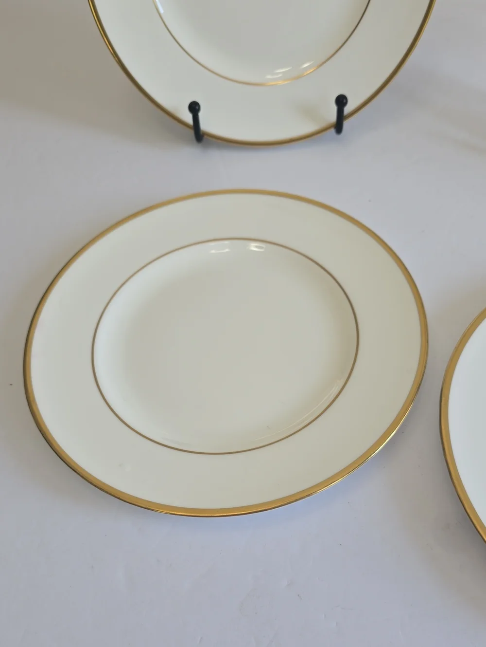 Wedgwood Set Of 4 California Bone China Salad Plates Ivory W4377 Made In England